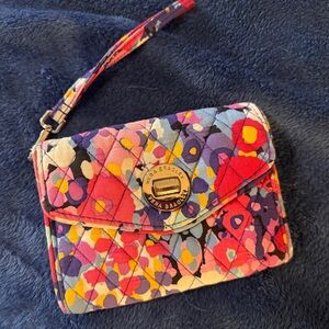 Vera Bradley Multicolor Quilted Wristlet